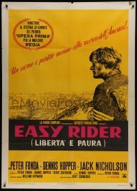 2p510 EASY RIDER Italian 1p R1970s Peter Fonda, motorcycle biker classic directed by Dennis Hopper