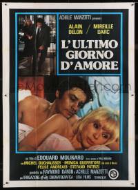 2p452 HURRIED MAN Italian 2p 1977 Edouard Molinaro's L'Homme Presse, Alain Delon & Mireille Darc!