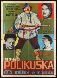 2p464 POLIKUSCHKA Italian 2p 1959 Carmine Gallone remake of a silent Russian movie, Leo Tolstoy!