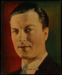 2p009 DENNIS KING jumbo LC 1930s great head & shoulders portrait wearing suit & tie!