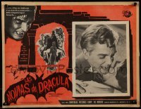 2p136 BRIDES OF DRACULA Mexican LC 1960 Terence Fisher, Hammer, David Peel as the vampire baron!
