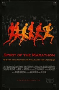 2p065 SPIRIT OF THE MARATHON 11x17 special poster 2007 running will change your life forever!