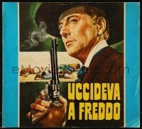 2p180 COLD KILLER Italian promo brochure 1967 cool Renato Casaro spaghetti western art!