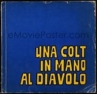 2p181 COLT IN THE HAND OF THE DEVIL Italian promo brochure 1972 Robert Woods, spaghetti western!