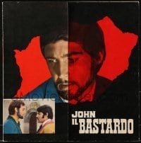 2p186 JOHN THE BASTARD Italian promo brochure 1967 John il Bastardo, cool spaghetti western!