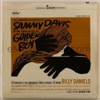 2p200 GOLDEN BOY 33 1/3 RPM soundtrack record 1965 Broadway show with Sammy Davis, Saul Bass art!