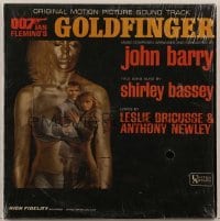 2p201 GOLDFINGER 33 1/3 RPM soundtrack Canadian record 1964 Sean Connery as James Bond!
