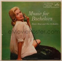 2p207 JAYNE MANSFIELD 33 1/3 RPM record 1955 on the cover of Henri Rene's Music For Bachelors!