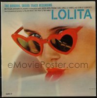 2p210 LOLITA 33 1/3 RPM soundtrack record 1962 Kubrick, Sue Lyon with heart sunglasses & lollipop!