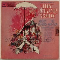 2p211 MY FAIR LADY 33 1/3 RPM radio soundtrack record 1964 very rare limited edition on purple vinyl