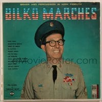 2p213 PHIL SILVERS SHOW 33 1/3 RPM TV soundtrack record 1958 Bilko Marches, brass & percussion!