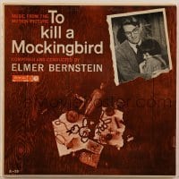 2p217 TO KILL A MOCKINGBIRD 33 1/3 RPM soundtrack Canadian record 1963 Elmer Bernstein's music!