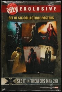 2p069 X-MEN: THE LAST STAND 6 12x18 special posters 2006 Circuit City exclusive collectible set!