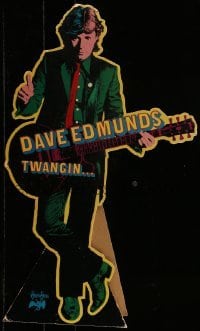 2p029 DAVE EDMUNDS English 13x22 standee 1981 cool image of singer & guitarist, Twangin...!