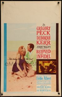 2p241 BELOVED INFIDEL WC 1959 Gregory Peck as F. Scott Fitzgerald & Deborah Kerr as Sheila Graham!