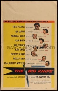 2p247 BIG KNIFE WC 1955 Robert Aldrich, Jack Palance, Ida Lupino, Shelley Winters, Rod Steiger
