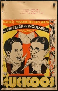 2p269 CUCKOOS WC 1930 world's greatest comedians Wheeler & Woolsey in radio's mammoth fun show!