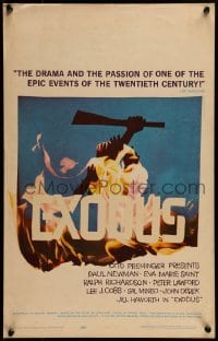 2p281 EXODUS WC 1961 great artwork of arms reaching for rifle by Saul Bass, Otto Preminger!
