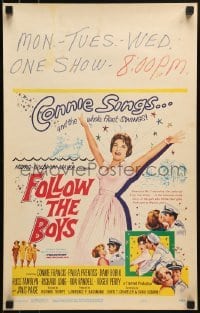 2p288 FOLLOW THE BOYS WC 1963 Connie Francis sings and the whole Navy fleet swings!