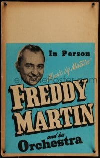 2p289 FREDDY MARTIN & HIS ORCHESTRA music concert WC 1940s he's performing live in person!