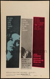 2p305 HOME BEFORE DARK WC 1958 pretty untouched Jean Simmons is a wife on the rim of insanity!
