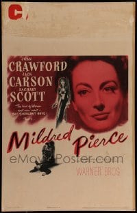 2p352 MILDRED PIERCE WC 1945 Joan Crawford is the woman most men want, but shouldn't have!