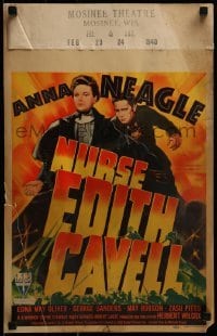2p364 NURSE EDITH CAVELL WC 1939 great art of World War I medic Anna Neagle over the title!