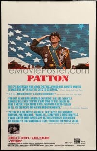 2p370 PATTON WC 1970 A Salute to a Rebel, General George C. Scott, World War II classic!