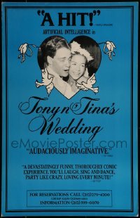 2p406 TONY N' TINA'S WEDDING stage play WC 1985 a traditional Italian-American marriage!