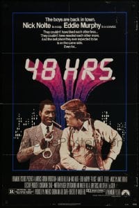 2r014 48 HRS. 1sh 1982 Nick Nolte is a cop who hates Eddie Murphy who is a convict!