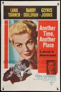 2r065 ANOTHER TIME ANOTHER PLACE 1sh 1958 sexy Lana Turner has an affair with young Sean Connery!
