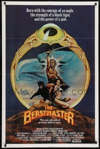2r103 BEASTMASTER heavy stock int'l 1sh 1982 C.W. Taylor art of Marc Singer & sexy Tanya Roberts!