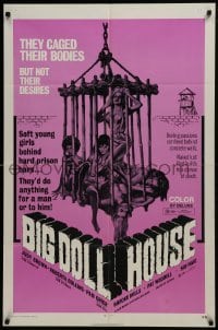 2r120 BIG DOLL HOUSE 1sh 1971 artwork of Pam Grier whose body was caged, but not her desires!