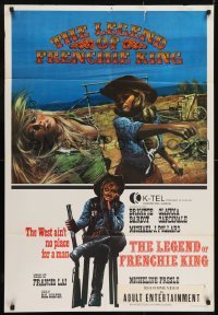 2r602 LEGEND OF FRENCHIE KING Canadian 1sh 1971 sexiest Claudia Cardinale punching Brigitte Bardot