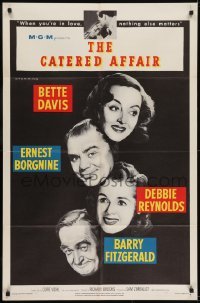 2r207 CATERED AFFAIR 1sh 1956 Debbie Reynolds, Bette Davis, Ernest Borgnine, Barry Fitzgerald