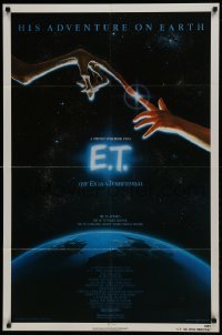 2r340 E.T. THE EXTRA TERRESTRIAL NSS style 1sh 1982 Steven Spielberg classic, John Alvin art!