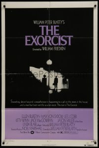 2r366 EXORCIST 1sh 1974 William Friedkin horror classic, William Peter Blatty!