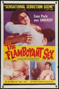 2r389 FLAMBOYANT SEX 1sh 1963 see the torridly sexy finger scene, Paris was shocked!