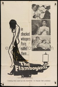 2r390 FLAMBOYANT SEX b&w style 1sh 1963 in shocked whispers Paris called them... The Flamboyants!