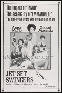 2r564 JET SET SWINGERS 1sh 1970 Jet Set Swingers, high-living lovers!