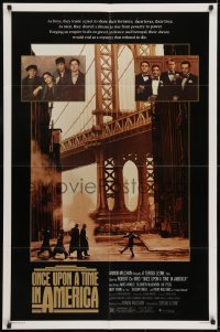 2r713 ONCE UPON A TIME IN AMERICA 1sh 1984 De Niro, James Woods, Sergio Leone, many images!