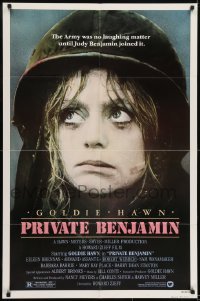 2r755 PRIVATE BENJAMIN 1sh 1980 funny image of depressed soldier Goldie Hawn!
