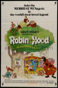 2r775 ROBIN HOOD 1sh 1973 Walt Disney's cartoon version, the way it REALLY happened!