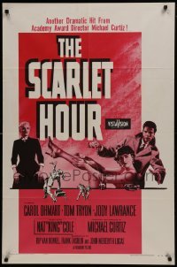 2r800 SCARLET HOUR 1sh 1956 Michael Curtiz directed, sexy Carol Ohmart showing her leg, Tom Tryon!