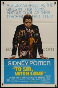 2r918 TO SIR, WITH LOVE 1sh 1967 Sidney Poitier, Geeson, directed by James Clavell!