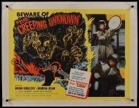 2s135 CREEPING UNKNOWN linen 1/2sh 1956 Val Guest's Quatermass Xperiment, Hammer, wacky monster!