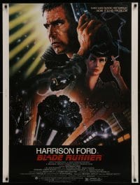 2t159 BLADE RUNNER 30x40 1982 Ridley Scott sci-fi classic, art of Harrison Ford by John Alvin!
