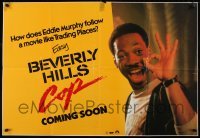 2t222 BEVERLY HILLS COP teaser Aust 28x40 special poster 1985 Eddie Murphy follows Trading Places!