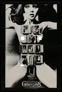 2t193 CHELSEA GIRLS English double crown R1970 Andy Warhol & Paul Morrissey, sexy image, rare!