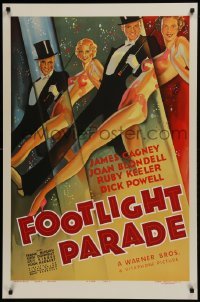 2t359 FOOTLIGHT PARADE S2 recreation 1sh 2001 classic deco art of Cagney, Blondell, Keeler, Powell!